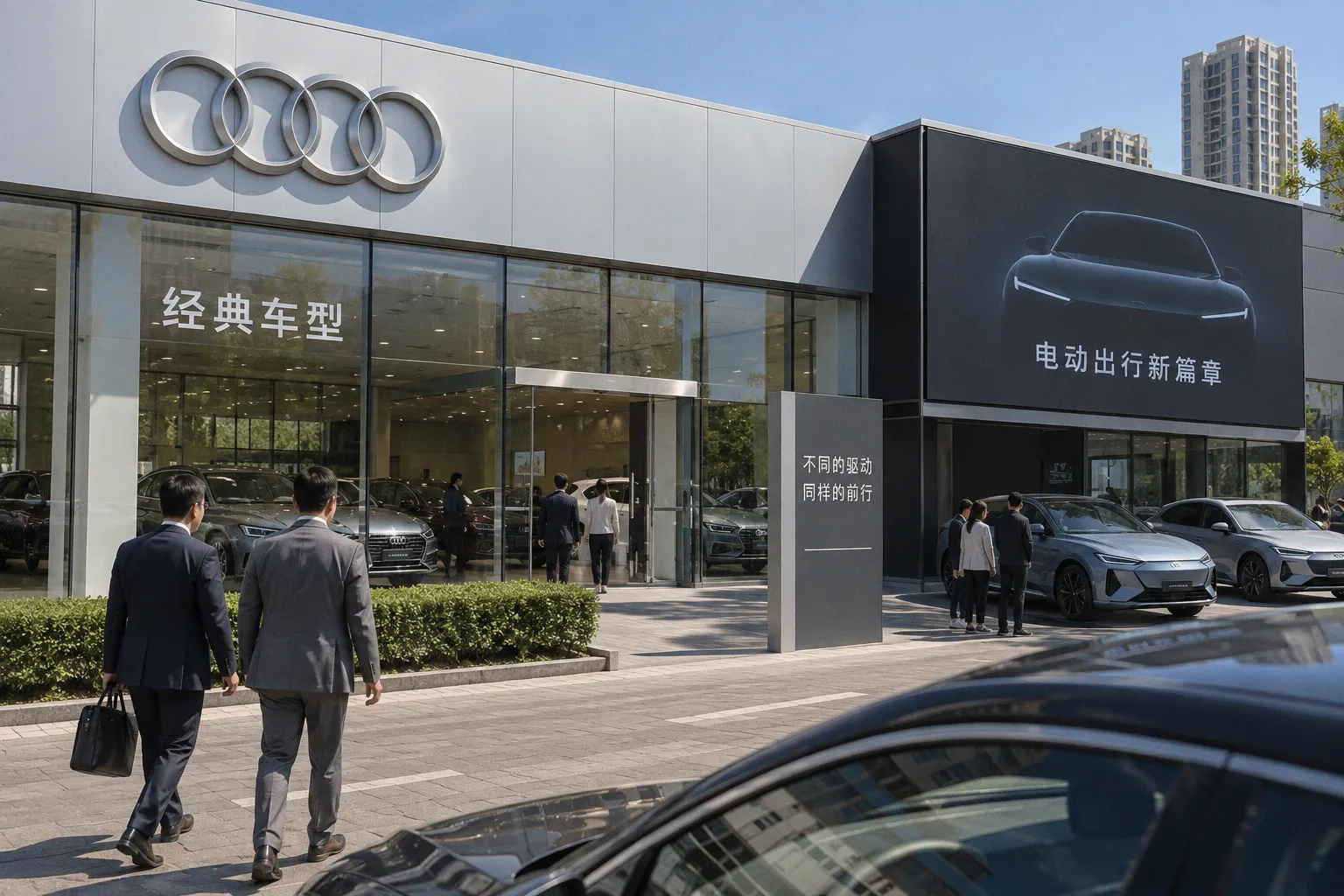 Audi проводит реструктуризацию совместных предприятий в Китае с разделением классической линейки и суббренда