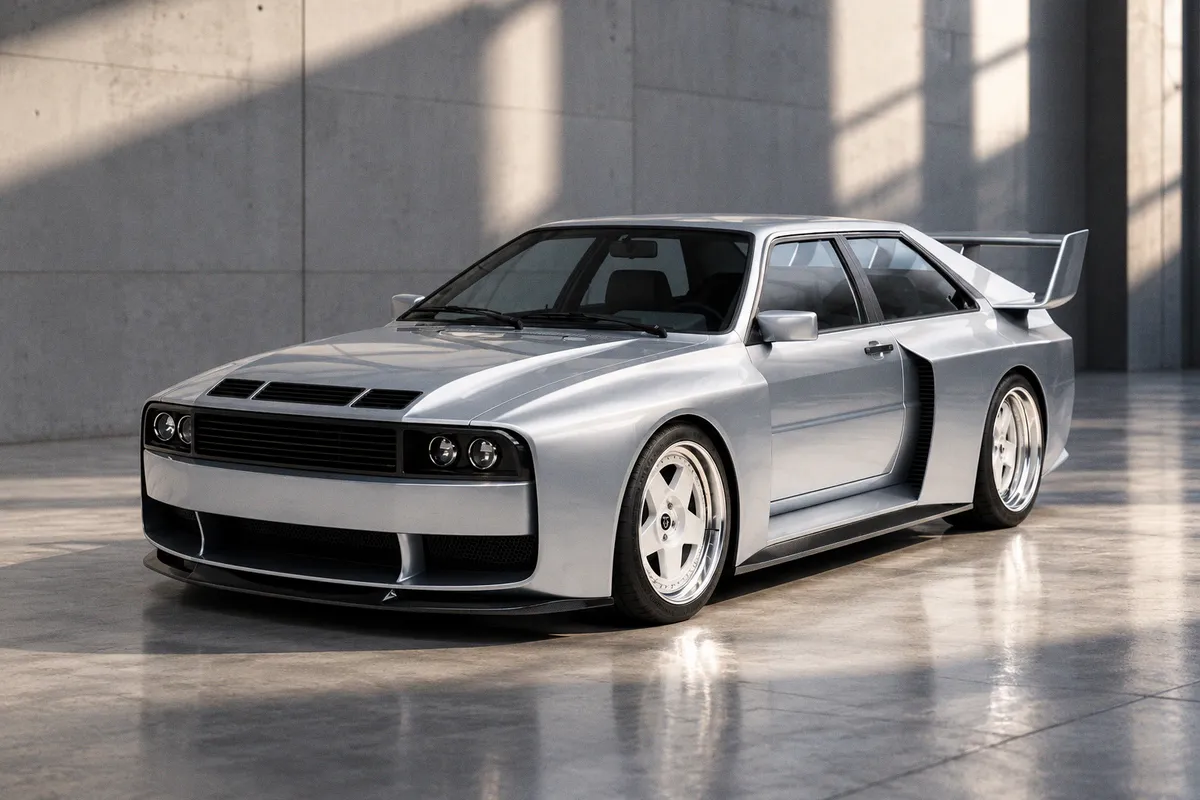 Неоклассик Audacious IV: как купе Audi quattro получило мотор V8