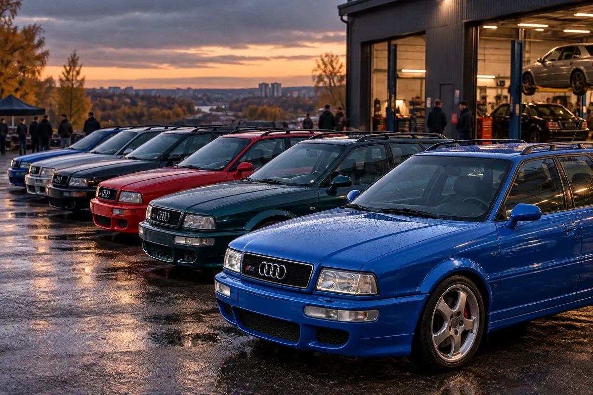 Редкая коллекция из шести универсалов Audi RS 2 Avant появилась в продаже