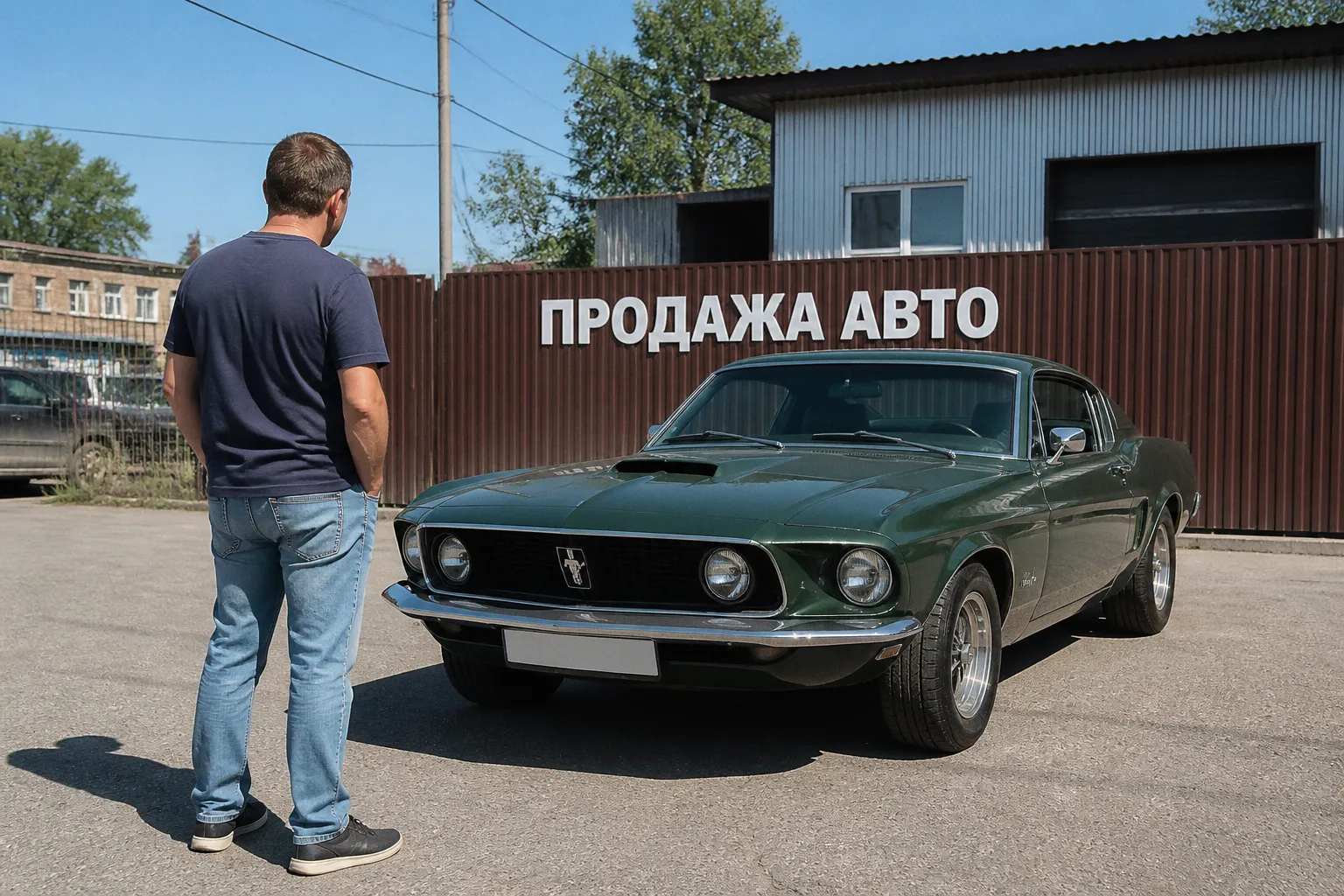В Иркутске выставили на продажу отреставрированный Ford Mustang 1969 года с двигателем V8