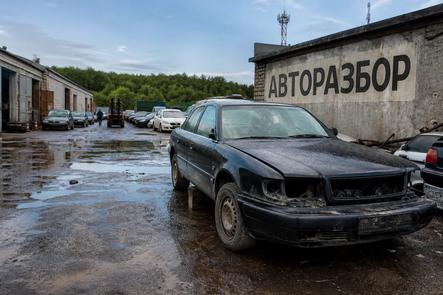 Восстановление Audi 200: когда ремонт становится экономически бессмысленным